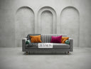 Sammy Contemporary Lines Panel Deisgn Luxury Sofa