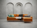 Urban Chic Contemporary Luxury L Shaped Sofa