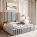 Astra Panel Bed With Optional Ottoman Gas Lift Storage