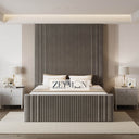 Harper Dreamline Bed With Optional Ottoman Gas Lift Storage