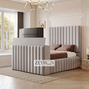 Florence Ambassador TV Bed With Optional Ottoman Gas Lift Storage