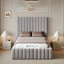 Florence Ambassador Bed with Tall Headboard With Optional Ottoman Gas Lift Storage