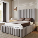 Florence Ambassador Bed with Tall Headboard With Optional Ottoman Gas Lift Storage