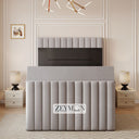 Florence Ambassador TV Bed With Optional Ottoman Gas Lift Storage