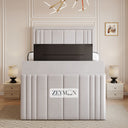 Selena TV Bed with Tall Headboard With Optional Ottoman Gas Lift Storage