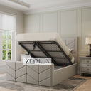 Oslo Bed With Optional Ottoman Gas Lift Storage