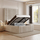 Valencia Bed With Optional Ottoman Gas Lift Storage