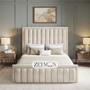 Valeria Bed With Optional Ottoman Gas Lift Storage