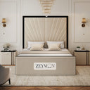 Victoria Pascal Bed With Optional Ottoman Gas Lift Storage