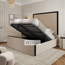 Victoria Pascal Bed With Optional Ottoman Gas Lift Storage