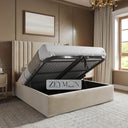 Vida Panel Bed With Optional Ottoman Gas Lift Storage