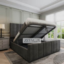Verona Bed With Optional Ottoman Gas Lift Storage