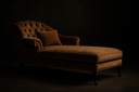 beautiful chaise sofa with dark background
