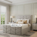 Oslo Bed With Optional Ottoman Gas Lift Storage